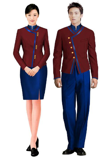 酒店服務員工作服 酒店服務員工作服