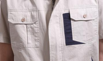 夏季勞保工人工作服訂制細節圖